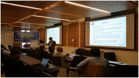 Prof. Raj Jain of Washington University in St.Louis delivering his keynote address at IEEE IEMCON 2016 on 14th October 2016 at University of British Columbia ,Canada.
