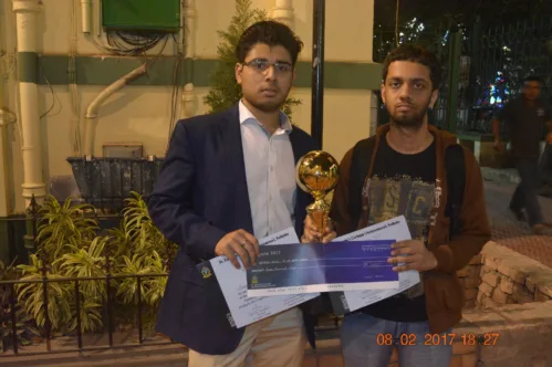 Two students of UEMK Riddhi Dutta and Rafi Akhtar have became champions in CodePlay the Coding challenge at eXabyte