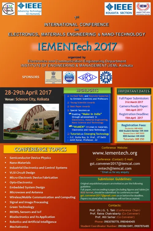 IEEE-IEMENTech 2017