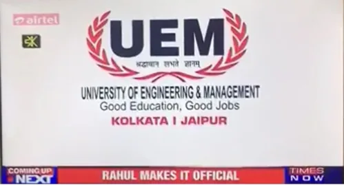 UEM presents “Headlines of the Day” in Times Now