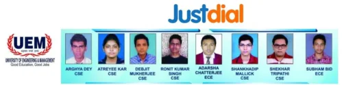 Students of UEM Jaipur got job offer from JustDial