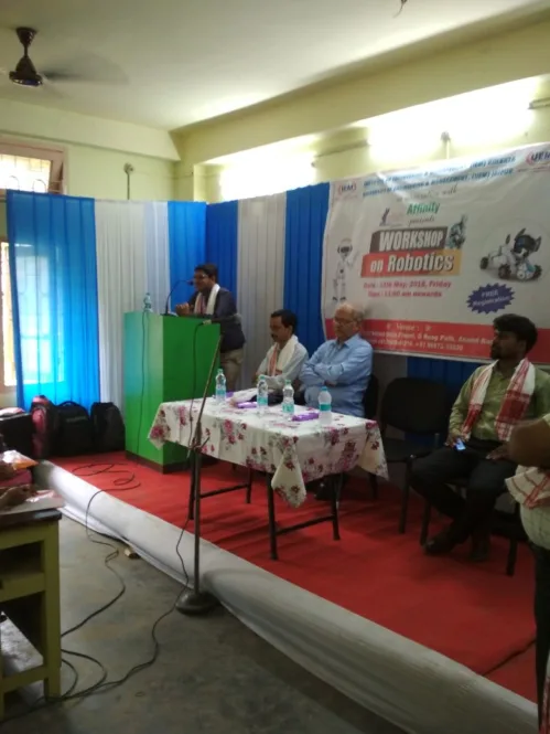 One day workshop on Robotics conducted by UEM & IEM