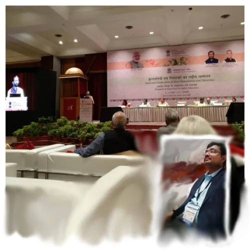Prof. Dr. Biswajoy Chatterjee represented UEM in the Vice-Chancellor's meet organized by the Ministry of HRD, Govt of India