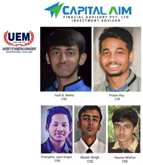 UEM Jaipur students got job offer from Capital Aim group