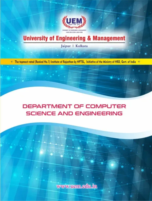 UEM Jaipur provides courses in B.Tech CSE and M.Tech CSE