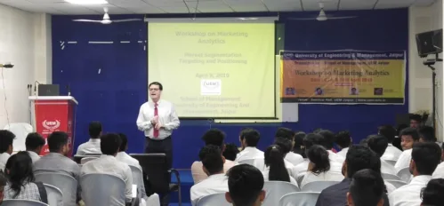 Workshop on Marketing Analytics organised by the School of Business Studies of UEM Jaipur