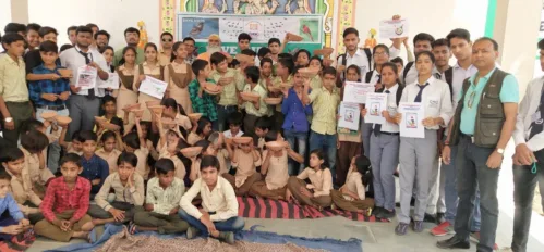 “SAVE THE BIRDS” initiative by the students of UEM Jaipur was done under the “Unnat Bharat Abhiyan”