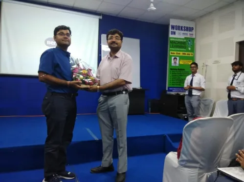 Dr. Pratik Chattopadhyay, IIT BHU conducting 5-day hands on workshop for UEM Jaipur students