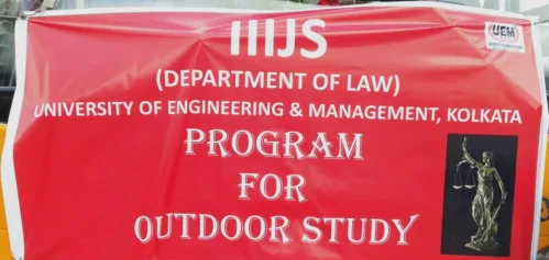 Students of BBALLB of IIIJS, Department of Law, UEMK, witnessed the moment of last day Live Session of West Bengal Legislative Assembly on 6th September 2019