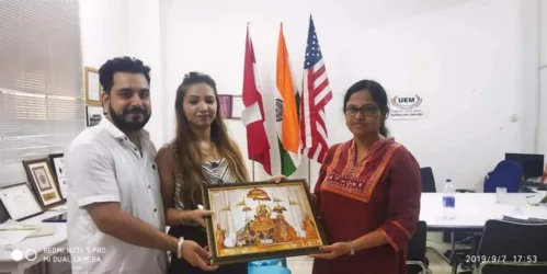 Placement drive of Okaya industries held at UEM Jaipur on 7th September, 2019