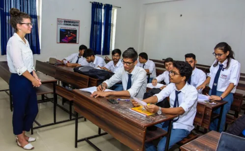 Ms. Sofia Magnani, Italy took 3 months classes at UEM Jaipur