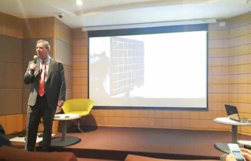 On 12th March, 2020, the students of the Department of Mechanical Engineering of the UEM Jaipur attended the Distinguished Lecture by Mr. Terry Rodgers