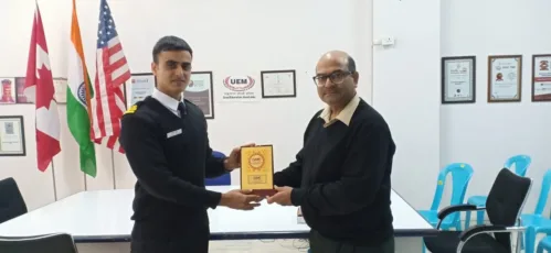 Remembering the wonderful session taken by the INDIAN NAVY for the students of the UEM Jaipur represented by Lieutenant Thakur Akshay Singh