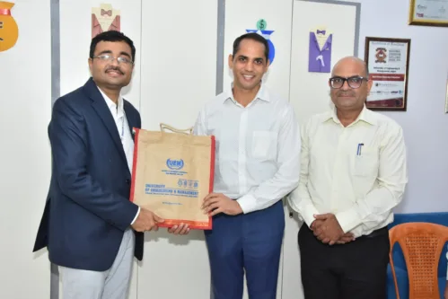 SRL Labs Ltd, Jaipur visited the University of Engineering & Management (UEM), JAIPUR Campus on 8th Nov, 2022, with opportunities like hospital postings, internships and other facilities for our Physiotherapy (BPT) students