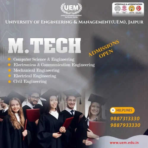 Admissions open for 2023- 2024 Admission link: http://bit.ly/3GBh61k Courses offered are B.TECH, M.TECH, BBA, MBA, MBA EXECUTIVE, BCA, MCA, BPT, MPT, Ph.D We are AIU, UGC, AICTE, NAAC Approved and Accredited. Apply at www.staging.uem.edu.in
