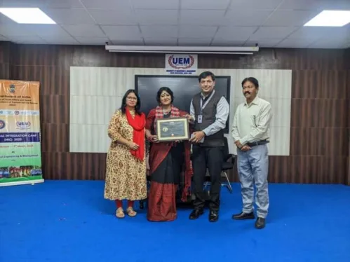 SPEECH COMPETITION AND POETRY RECITATION AT UEM JAIPUR Department of English, University of Engineering & Management (UEM), JAIPUR in association with NSS Unit, Dhanika (Women Cell) and The Speech Society of the University organised Speech Competition and Poetry Recitation on the theme ‘Women as Foundation of Value Based Society’.