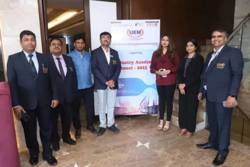 "Industry Academia Connect 2023" was organized by the University of Engineering & Management (UEM), JAIPUR  on 1st March 2023 ar Hotel Ramada, Jaipur. The event served as a platform of meaningful exchanges between industry and academia and was attended by delegates from different colleges and universities in and around Jaipur.