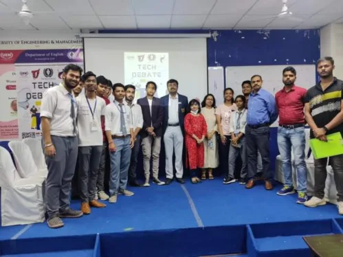 Event Name – TechDebate, University of Engineering & Management (UEM), JAIPUR.  On 18th-March- 2023, students of The Speech Society, University of Engineering & Management (UEM), JAIPUR have organized the Tech Debate Event.