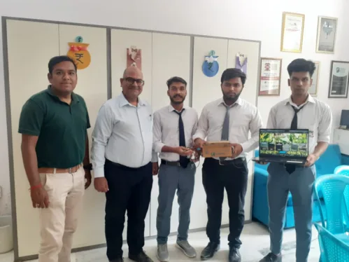 Students' mini-project is a part of UEM JAIPUR curriculum every semester. This Intelligent Agriculture System with Machine Learning is an experiment designed to enhance crop production through the use of advanced technology. The system utilizes a range of sensors to collect data on various environmental factors such as humidity, temperature, soil moisture, soil temperature, and rainfall.