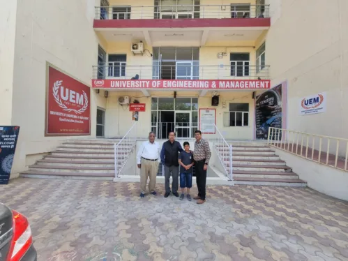 UMANG - UEM & Rotary's Mahila Ajivika Nirman Grah has been established at the University of Engineering & Management (UEM), JAIPUR, where in association with Rotary Club and Singer, several rural women are being imparted sewing training free of cost. The initiative will also help these women to setup their own establishment at the end of this training. The expenses of machines, regular clothes and other stitching requirements are being borne by the University.