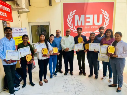 We are proud to state that 10 students of the University of Engineering & Management (UEM), JAIPUR were awarded under the initiative by the Chief Minister to organise Mega Job Fairs for youth employability.