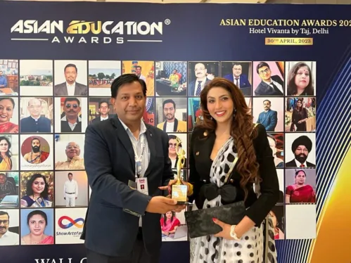 It is a matter of pride and honour that Prof.(Dr) Mukesh Yadav, HOD, Department of Humanities, University of Engineering & Management (UEM), JAIPUR has been awarded with ‘Dynamic Professor of the Year Award’ by Asian Education Awards- 2023.