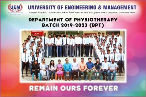 Batch Photos - 2023 passing out batch of the University of Engineering & management (UEM) Jaipur