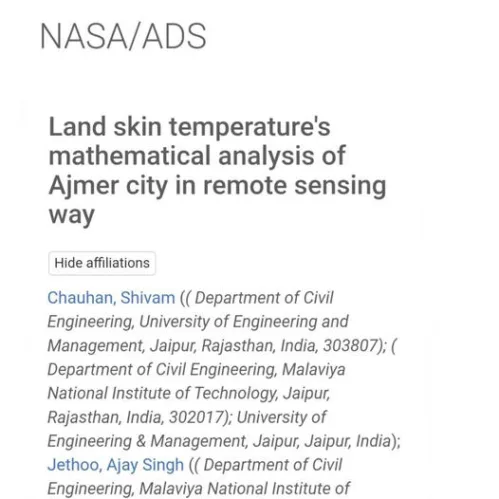 Research update: UEM JAIPUR