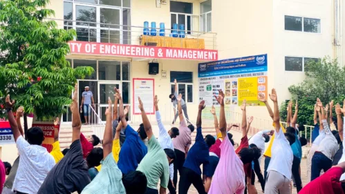 Regular Physical Activity Sessions at UEM Jaipur