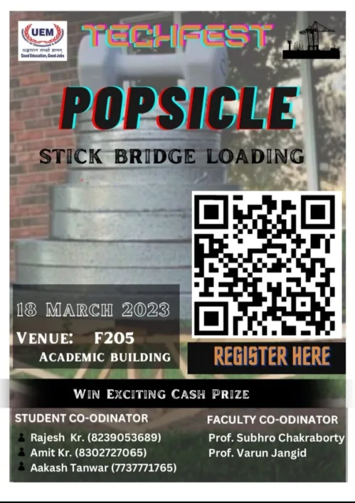 Bridge Loading Competitions using Popsicle Sticks