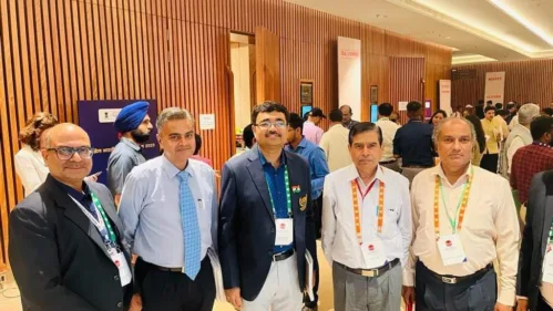 The “Akhil Bhartiya Shiksha Samagam 2023” coinciding with 3rd anniversary of National Education Policy 2020 is being organized at ITPO, Pragati Maidan, New Delhi on 29th& 30th July 2023. University of Engineering & Management (UEM), JAIPUR was represented by Prof. Dr. Biswajoy Chatterjee, Vice-Chancellor, UEM JAIPUR, Prof. Dr. Pradeep Kumar Sharma, Registrar, UEM JAIPUR and Mr. Sachin Pandey, Senior Manager, Corporate Relations, UEM JAIPUR.