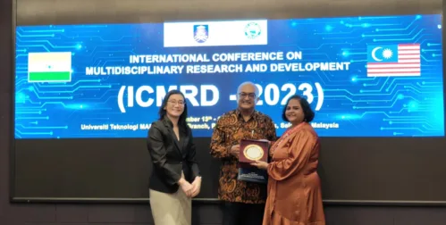 Prof. Dr. Preeti Sharma, HOD, School of Management, University of Engineering & Management (UEM), JAIPUR, was invited to Malaysia on behalf of University Technology MARA