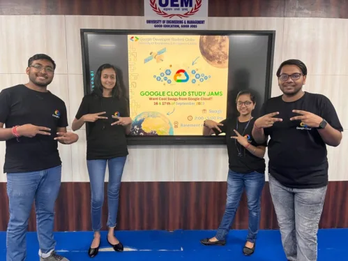University of Engineering & Management (UEM), JAIPUR organized “Cloud Study Jam Workshop”