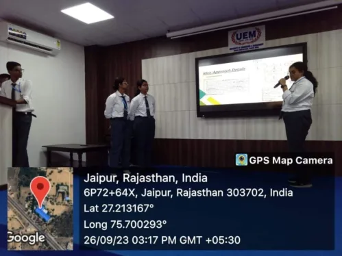 Hackathon for selection of students to participate in the Smart India Hackathon at the University of Engineering & Management (UEM),