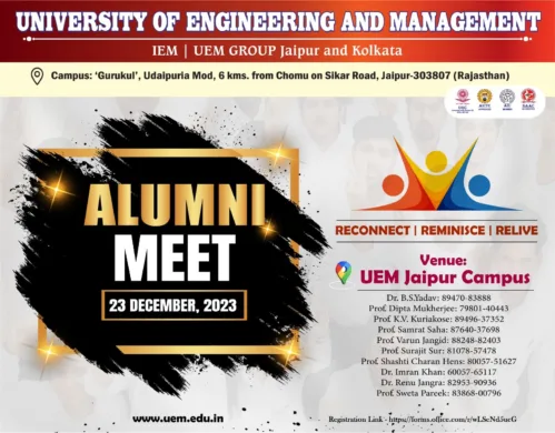 Notice – Alumni Meet – 23rd December, 2023