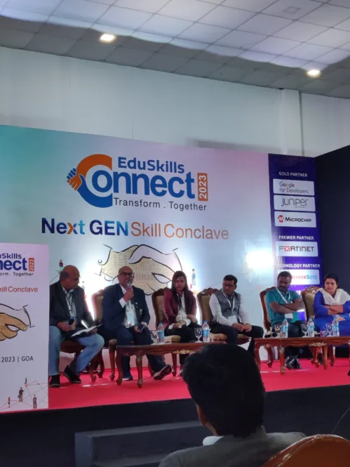 EduSkills Connect 2023 – NextGen Skills Conclave held in Goan Heritage Hotel, Goa from 17th to 19th Nov, 2023 in association with AICTE and Industry Partners.