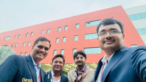 Representation of the University of Engineering & Management (UEM), JAIPUR in Infosys Springboard Meet of Academicians and Industry.