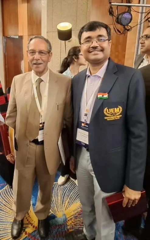 A fantastic moment with Prof. Dr. I. K. Bhatt, Former Director, MNIT (NIT, Jaipur), through whose recommendations, as a member of expert committee formed by Govt. of Rajasthan