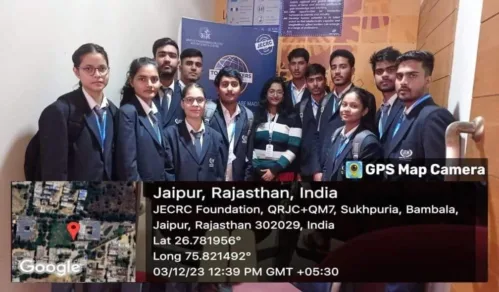 UEM Jaipur students participated In Toastmasters Event UEM Jaipur students participated in District 98 - Division C Conference on December 3 2023 at JECRC Foundation, Jaipur.