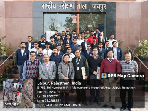 The students of Mechanical, Electrical and Civil Engineering departments of the University of Engineering & Management (UEM), JAIPUR went for an industrial visit to one of most prestigious laboratories in the country, National Test House.