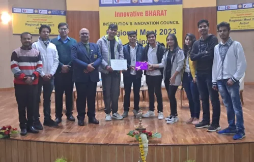 Today, the Students of the University of Engineering & Management (UEM), JAIPUR won the Best Pavilion for Innovations at the AICTE