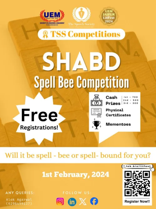 WELCOME TO UEM JAIPUR LITFEST-2024