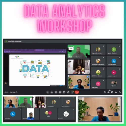 Google Developer Students Club UEM Jaipur conducted a "Two-days workshop on Data Analytics"