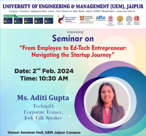 Navigating the Startup Journey under the IIC activity