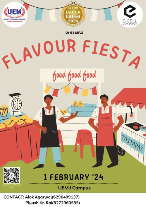 Dive into a world of taste at Flavour Fiesta – the EPIC food fest by ECell UEMJ!