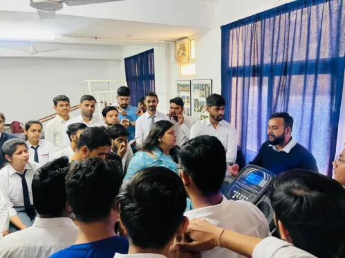 UEM Jaipur is pleased to announce the successful execution of our recent workshop on exercise testing, specifically tailored for the 3rd and 4th-year BPT students.