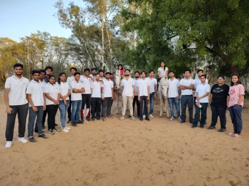 A 3 days horse riding club activities started today at UEM Jaipur campus for the students and staff families.