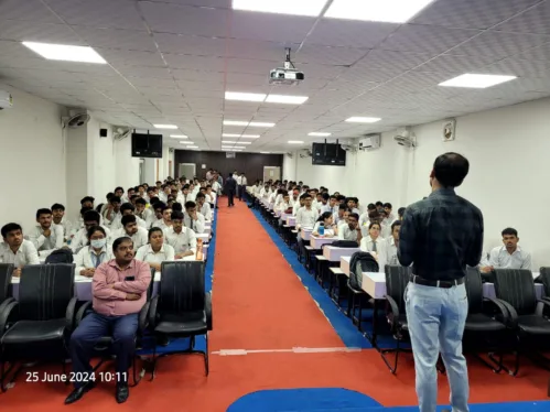 The students of UEM JAIPUR are back to their University premises after their inter-semester internship recess, and we have started their placement training in a big way again.