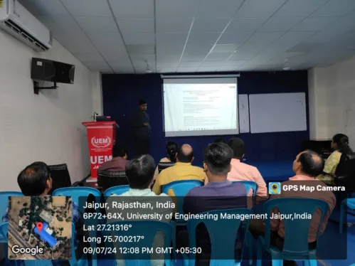 The CSE department held an engaging lesson plan presentation today at tl, Firshe Seminar Halt Floor.