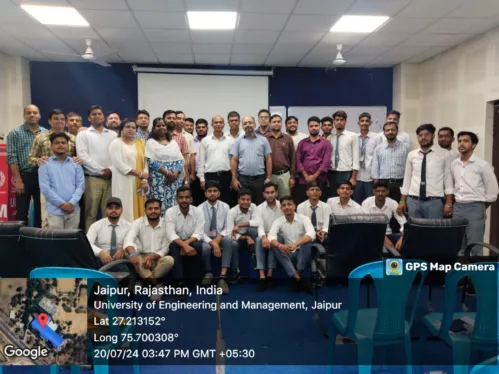 UEM Jaipur department of Electrical, Mechanical and Civil Engineering jointly organized a seminar on "Renewable Energy - Technologies & Developments" on Saturday, 20th July from 2 pm to 3.30 pm.